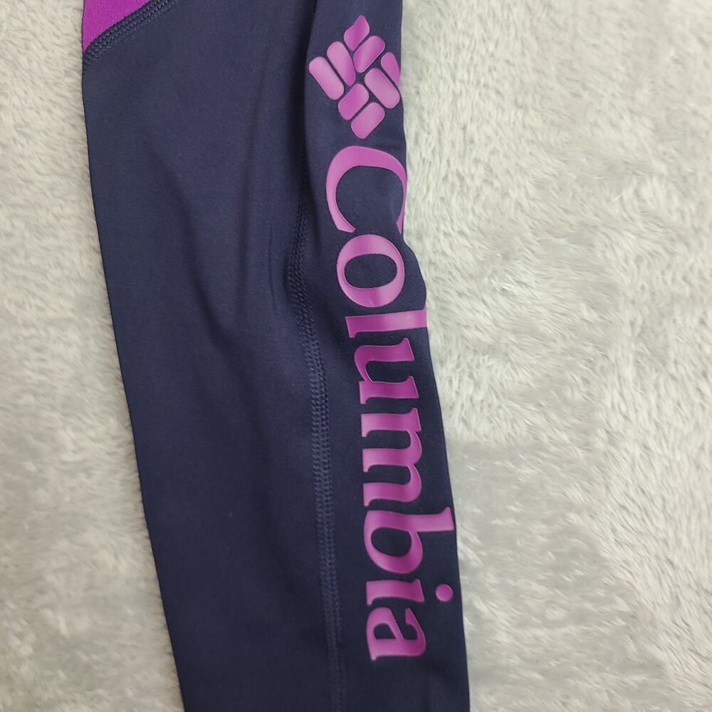 Women's Columbia Lodge Colorblock Tights Outdoors Omni Wick Hiking Sz Small NWT - Picture 4 of 10